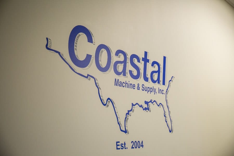 coastal sign on wall